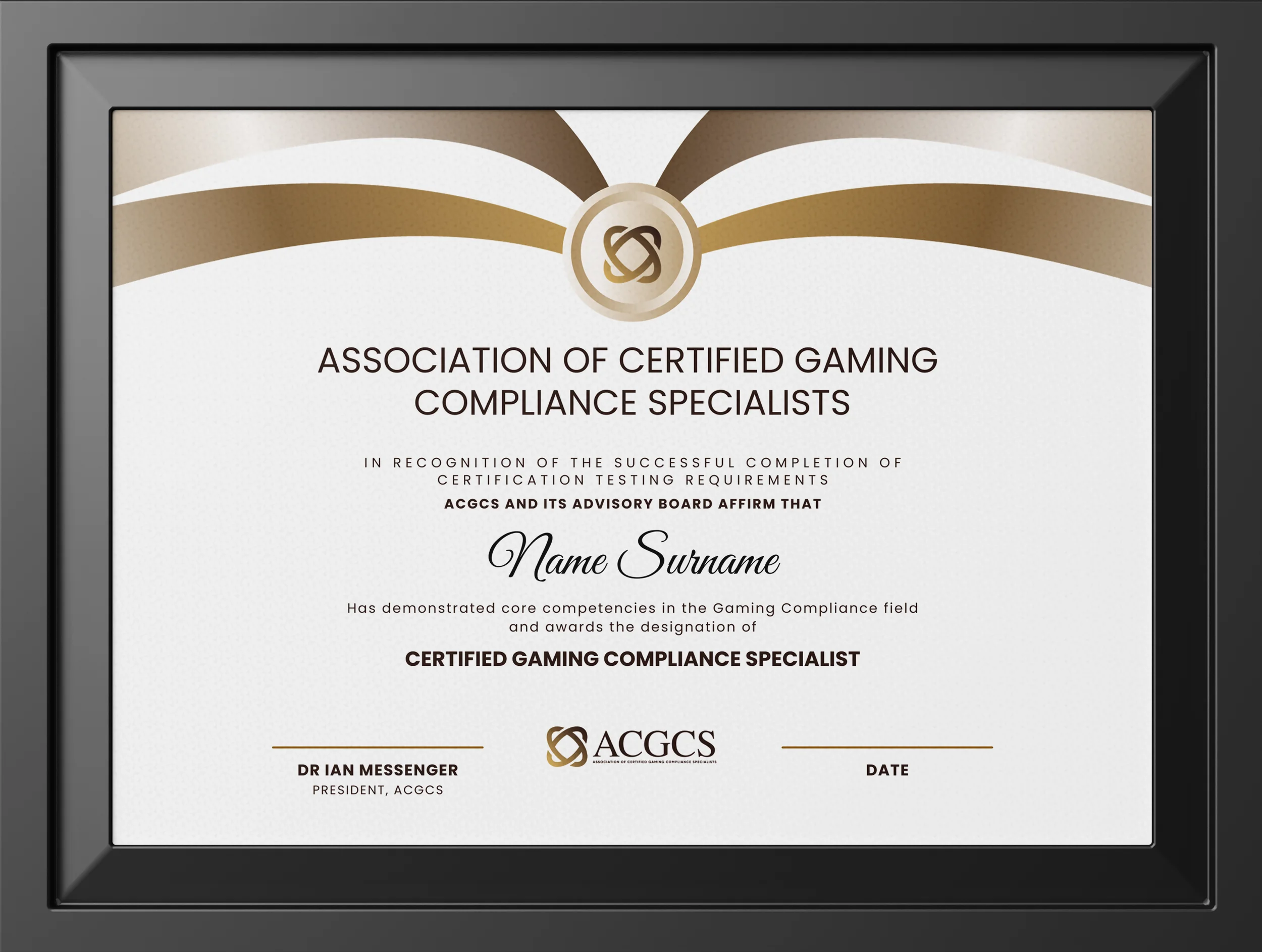 拉斯维加斯博彩监管委员会认证徽章